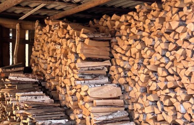 Сборка и установка дровника